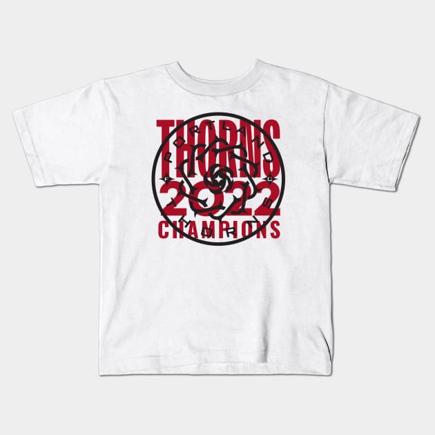 Thorns Champions 11 Kids T-Shirt by Very Simple Graph